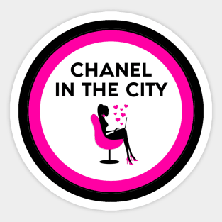 Chanel in the City Logo T-Shirt Sticker